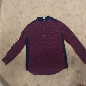 Silk semi formal top